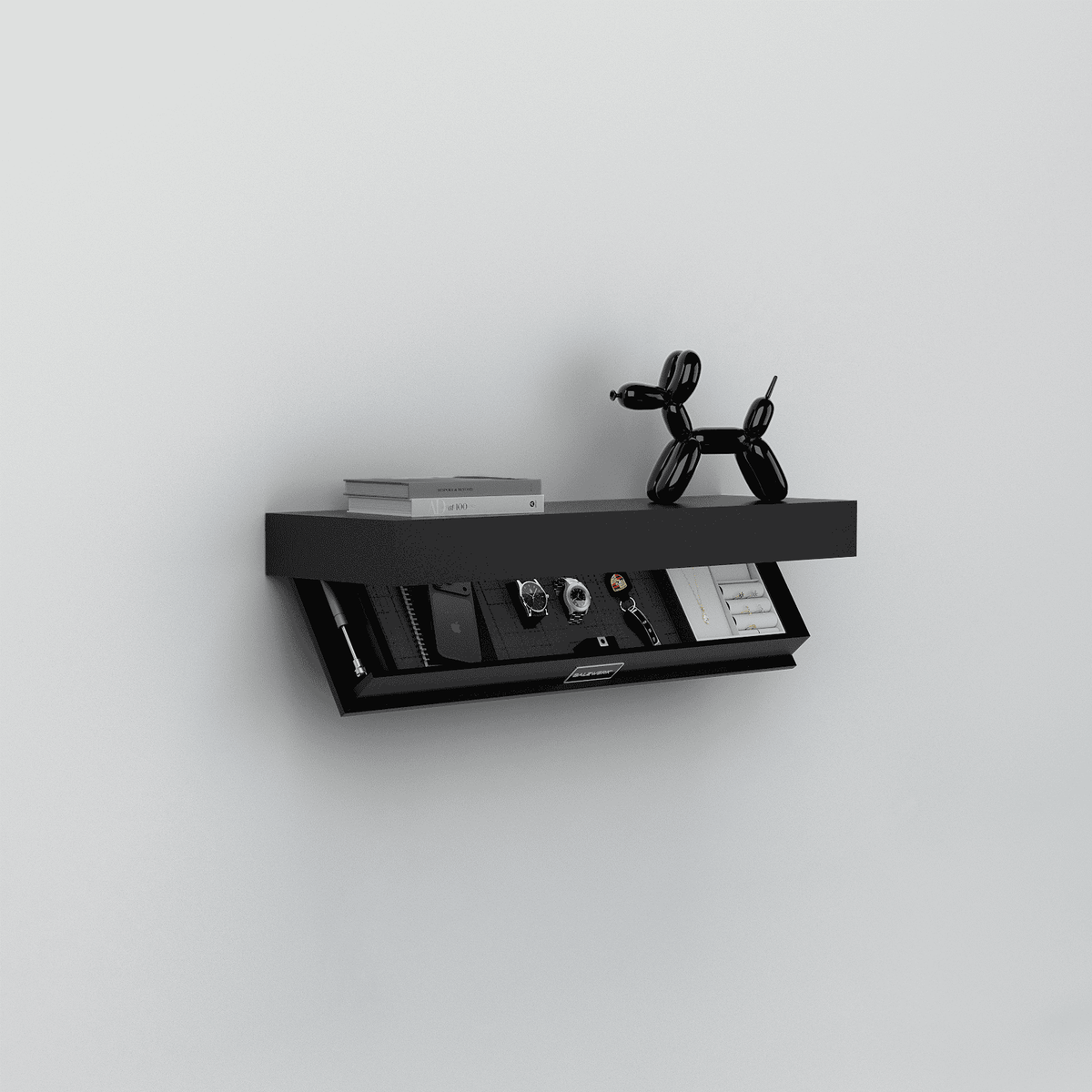 Flap Zwart