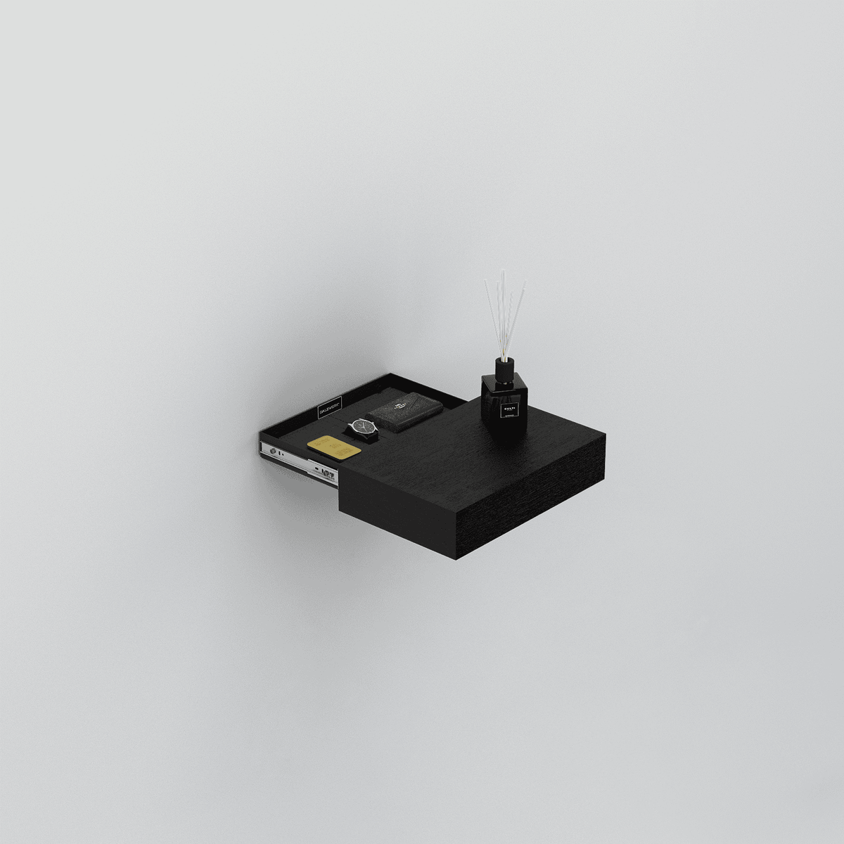 Slider Eiche Black